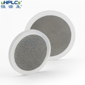 恒譜生超高壓PCTFE液相色譜耗材不銹鋼在線過(guò)濾器篩板，OD6.4*ID1.6*H1.6